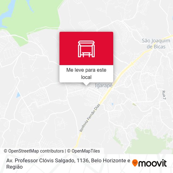 Av. Professor Clóvis Salgado, 1136 mapa
