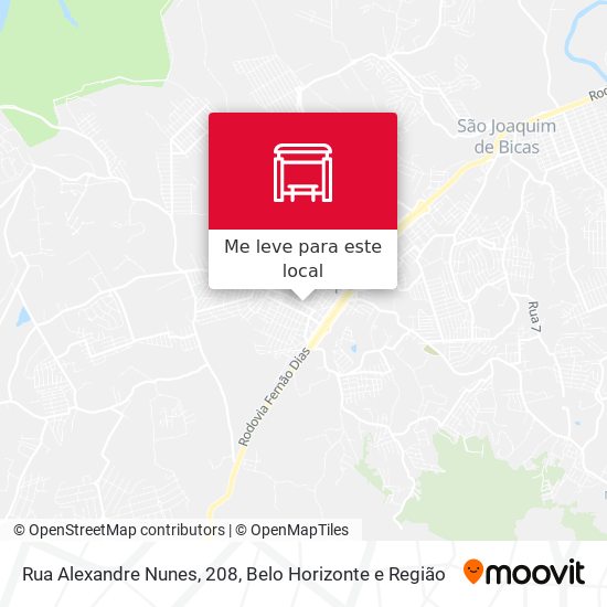 Rua Alexandre Nunes, 208 mapa