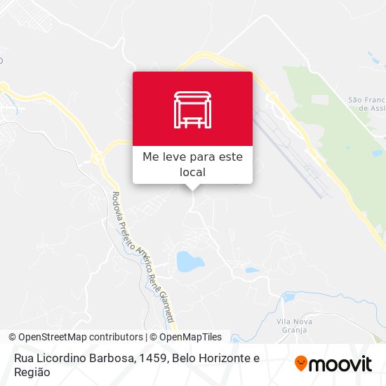 Rua Licordino Barbosa, 1459 mapa