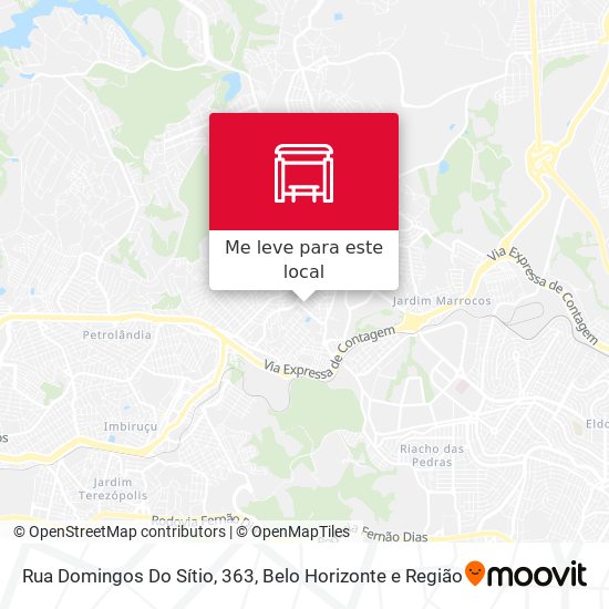 Rua Domingos Do Sítio, 363 mapa