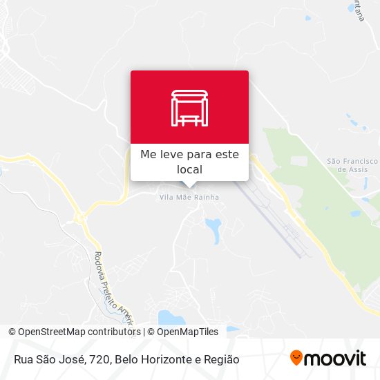 Rua São José, 720 mapa