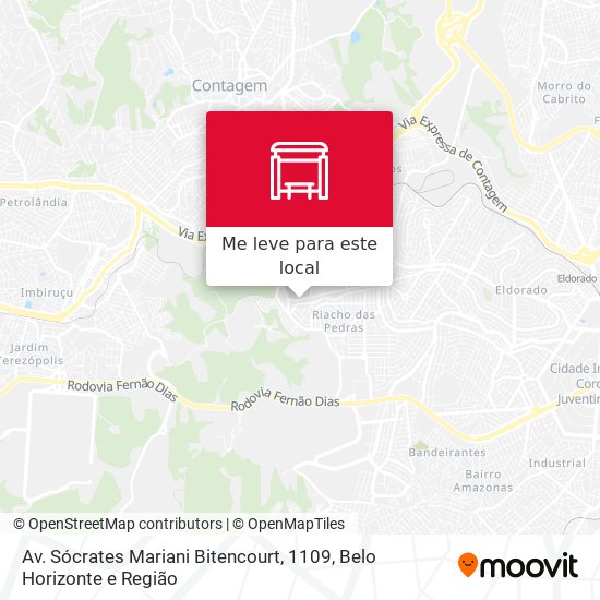Av. Sócrates Mariani Bitencourt, 1109 mapa