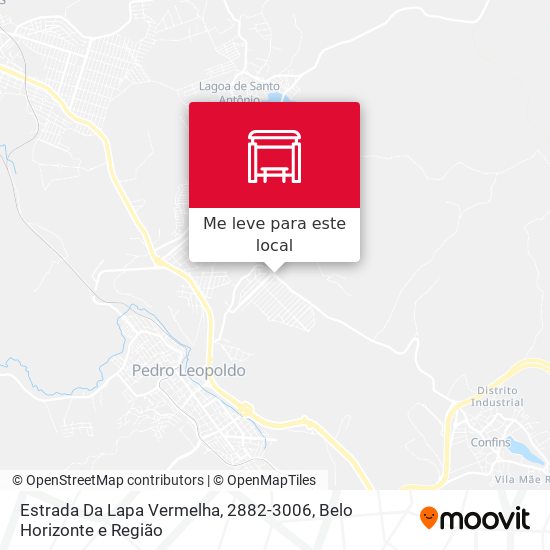 Estrada Da Lapa Vermelha, 2882-3006 mapa