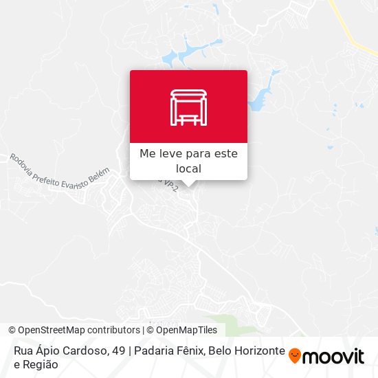 Rua Ápio Cardoso, 49 | Padaria Fênix mapa