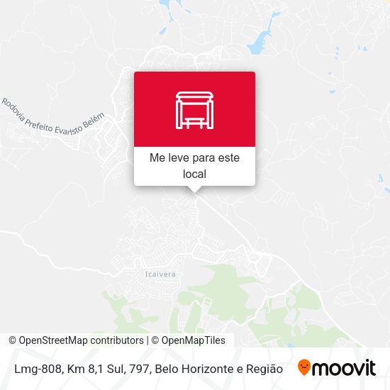 Lmg-808, Km 8,1 Sul, 797 mapa