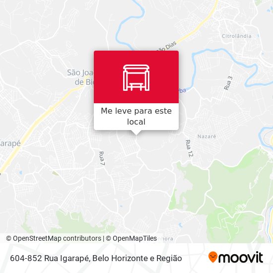 604-852 Rua Igarapé mapa