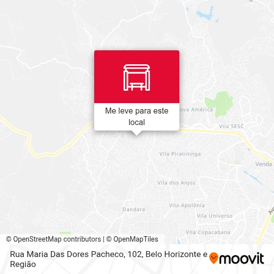 Rua Maria Das Dores Pacheco, 102 mapa