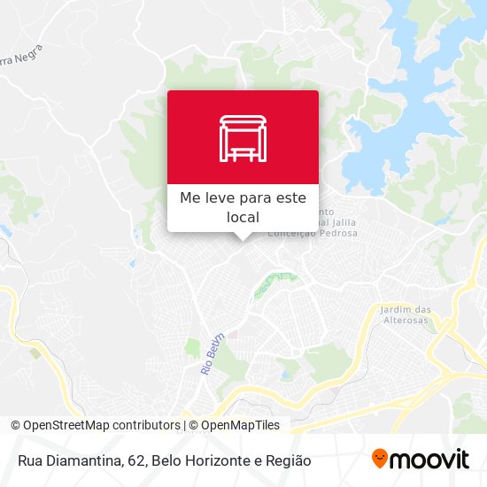 Rua Diamantina, 62 mapa
