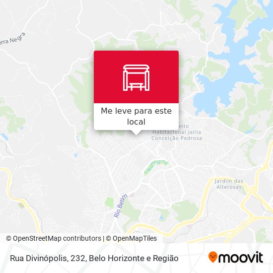 Rua Divinópolis, 232 mapa