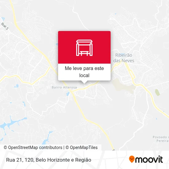 Rua 21, 120 mapa