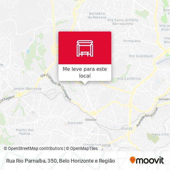 Rua Rio Parnaíba, 350 mapa