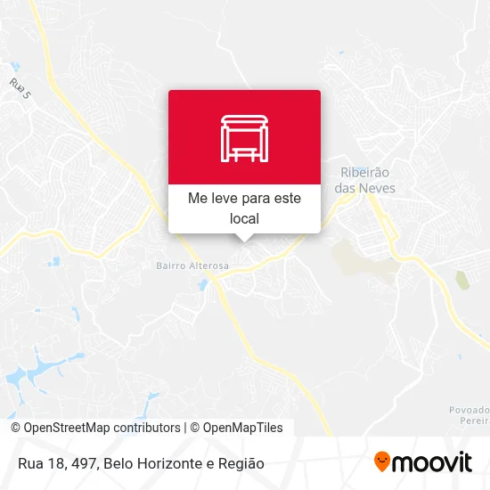 Rua 18, 497 mapa