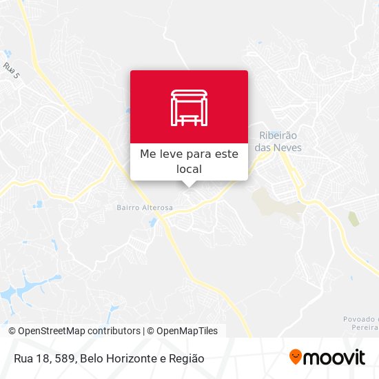 Rua 18, 589 mapa