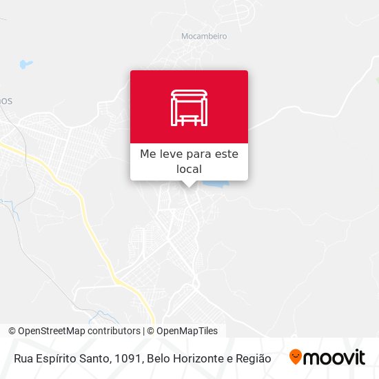 Rua Espírito Santo, 1091 mapa