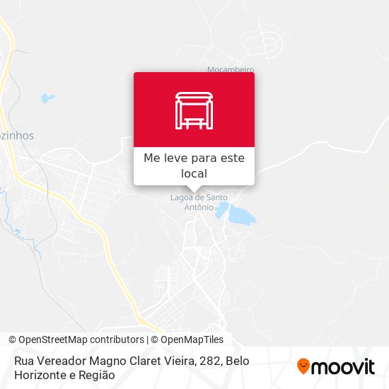 Rua Vereador Magno Claret Vieira, 282 mapa