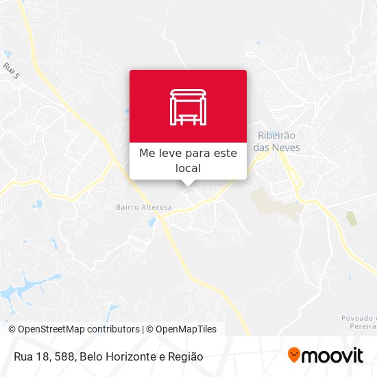 Rua 18, 588 mapa