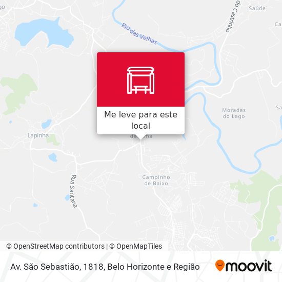 Av. São Sebastião, 1818 mapa