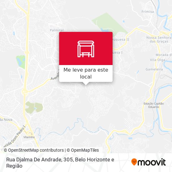 Rua Djalma De Andrade, 305 mapa