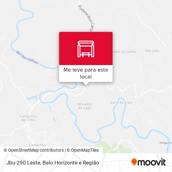 Jbu-290 Leste mapa