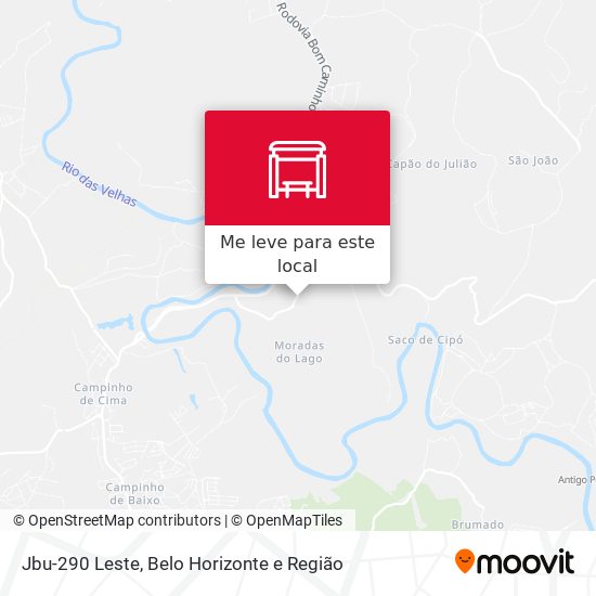 Jbu-290 Leste mapa
