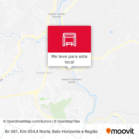 Br-381, Km 454,4 Norte mapa