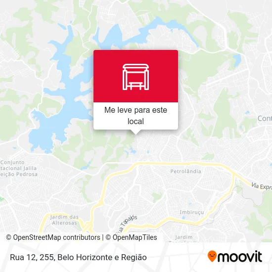 Rua 12, 255 mapa