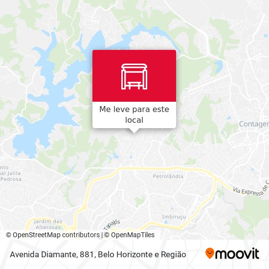 Avenida Diamante, 881 mapa