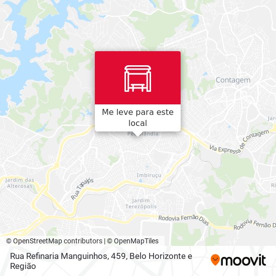 Rua Refinaria Manguinhos, 459 mapa