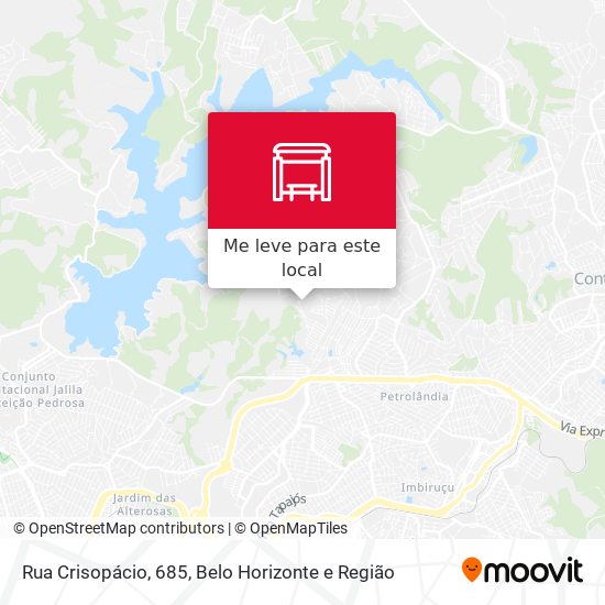 Rua Crisopácio, 685 mapa