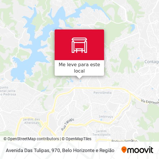 Avenida Das Tulipas, 970 mapa