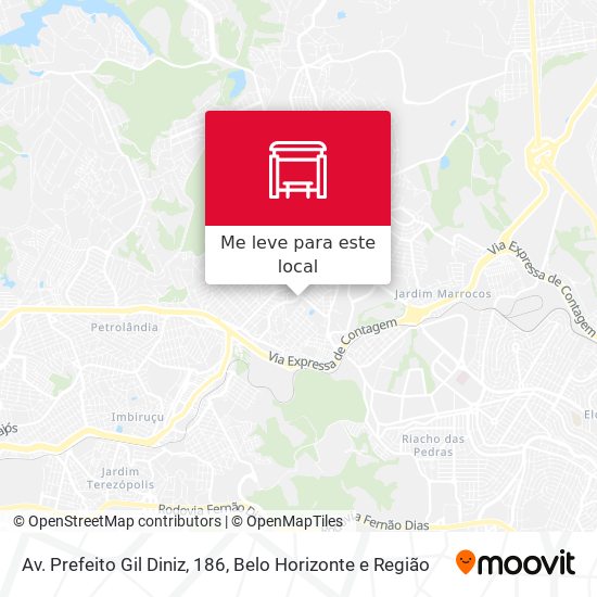 Av. Prefeito Gil Diniz, 186 mapa