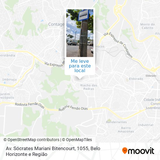 Av. Sócrates Mariani Bitencourt, 1055 mapa