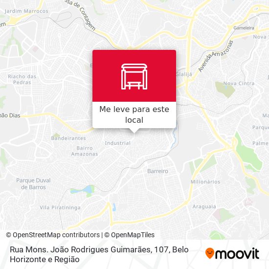 Rua Mons. João Rodrigues Guimarães, 107 mapa