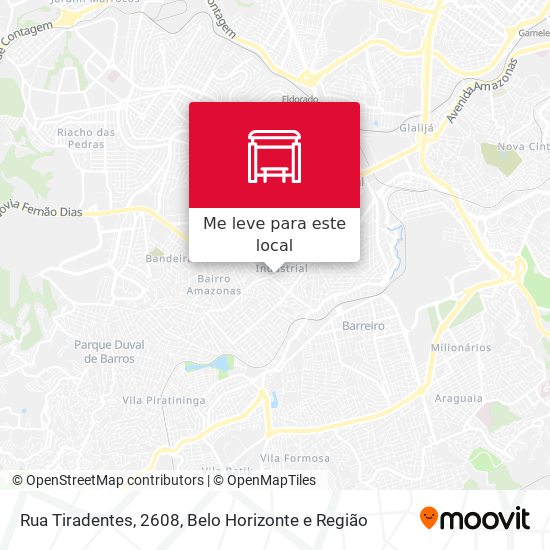Rua Tiradentes, 2608 mapa