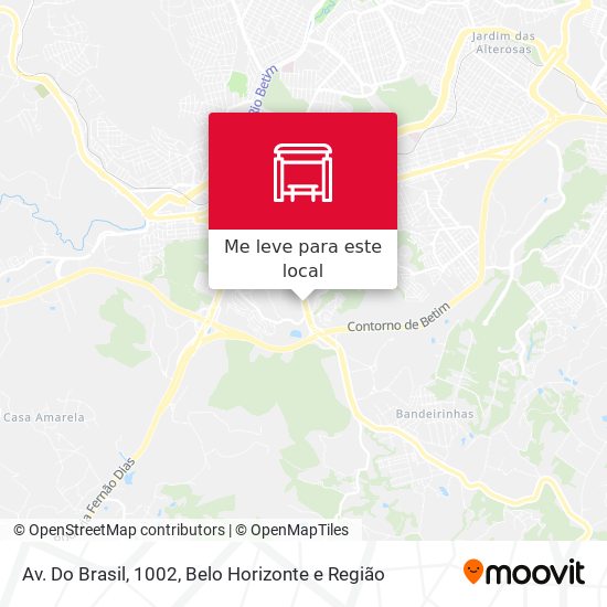 Av. Do Brasil, 1002 mapa