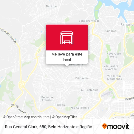 Rua General Clark, 650 mapa