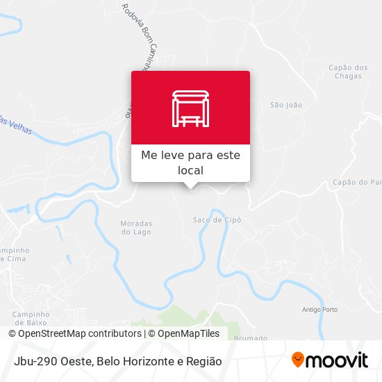 Jbu-290 Oeste mapa