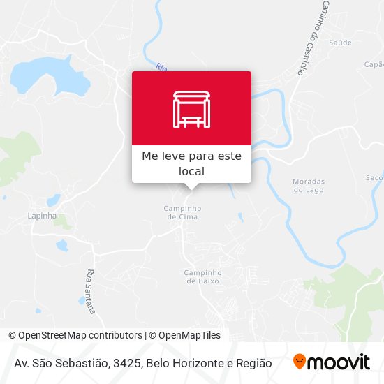Av. São Sebastião, 3425 mapa