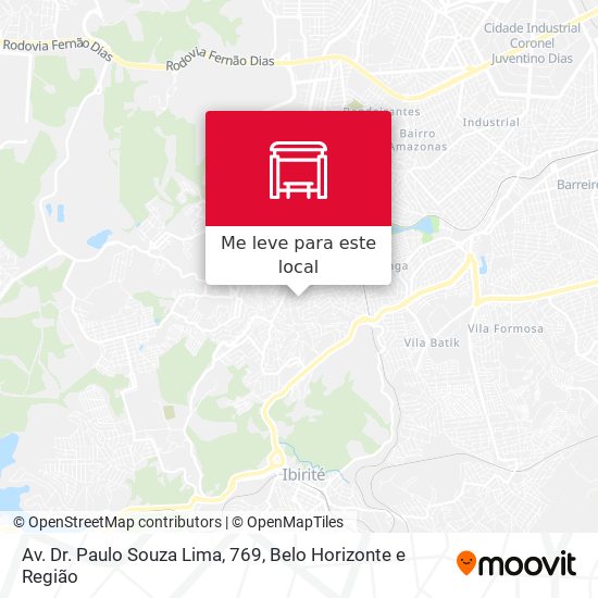 Av. Dr. Paulo Souza Lima, 769 mapa