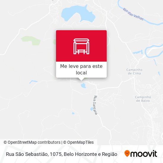 Rua São Sebastião, 1075 mapa