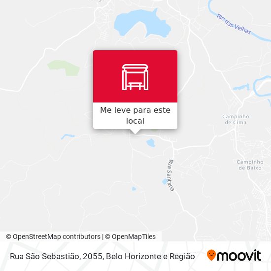 Rua São Sebastião, 2055 mapa