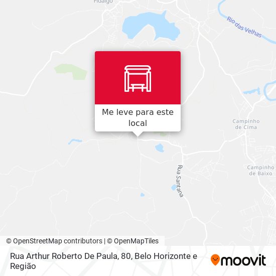 Rua Arthur Roberto De Paula, 80 mapa