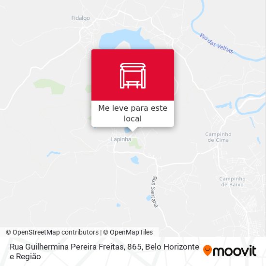 Rua Guilhermina Pereira Freitas, 865 mapa