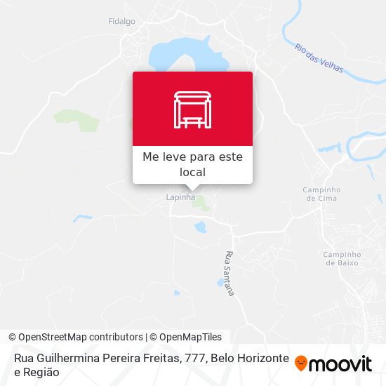 Rua Guilhermina Pereira Freitas, 777 mapa