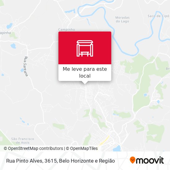 Rua Pinto Alves, 3615 mapa