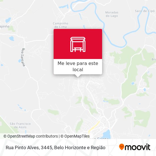Rua Pinto Alves, 3445 mapa