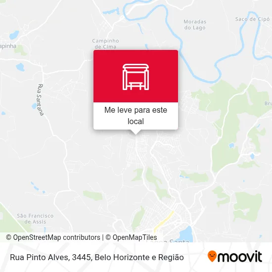 Rua Pinto Alves, 3445 mapa