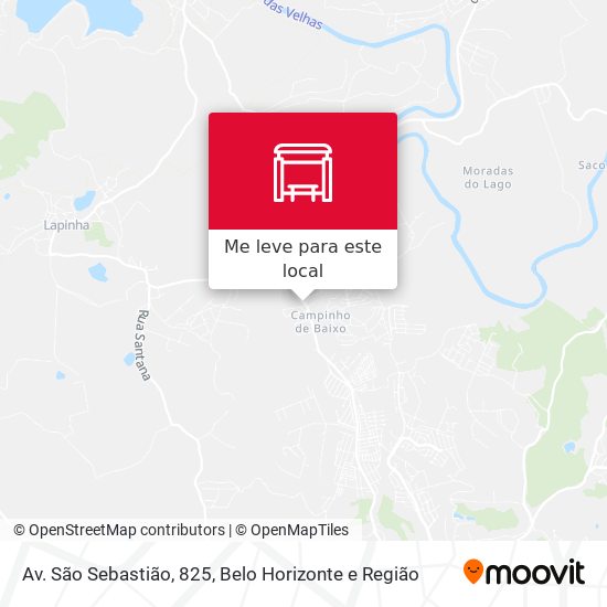 Av. São Sebastião, 825 mapa