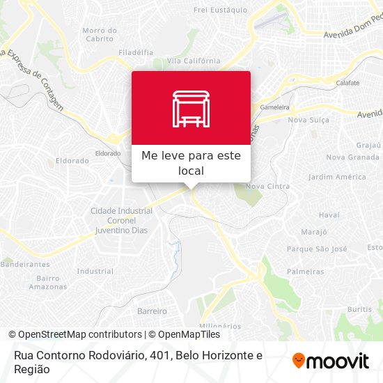 Rua Contorno Rodoviário, 401 mapa
