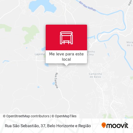 Rua São Sebastião, 37 mapa